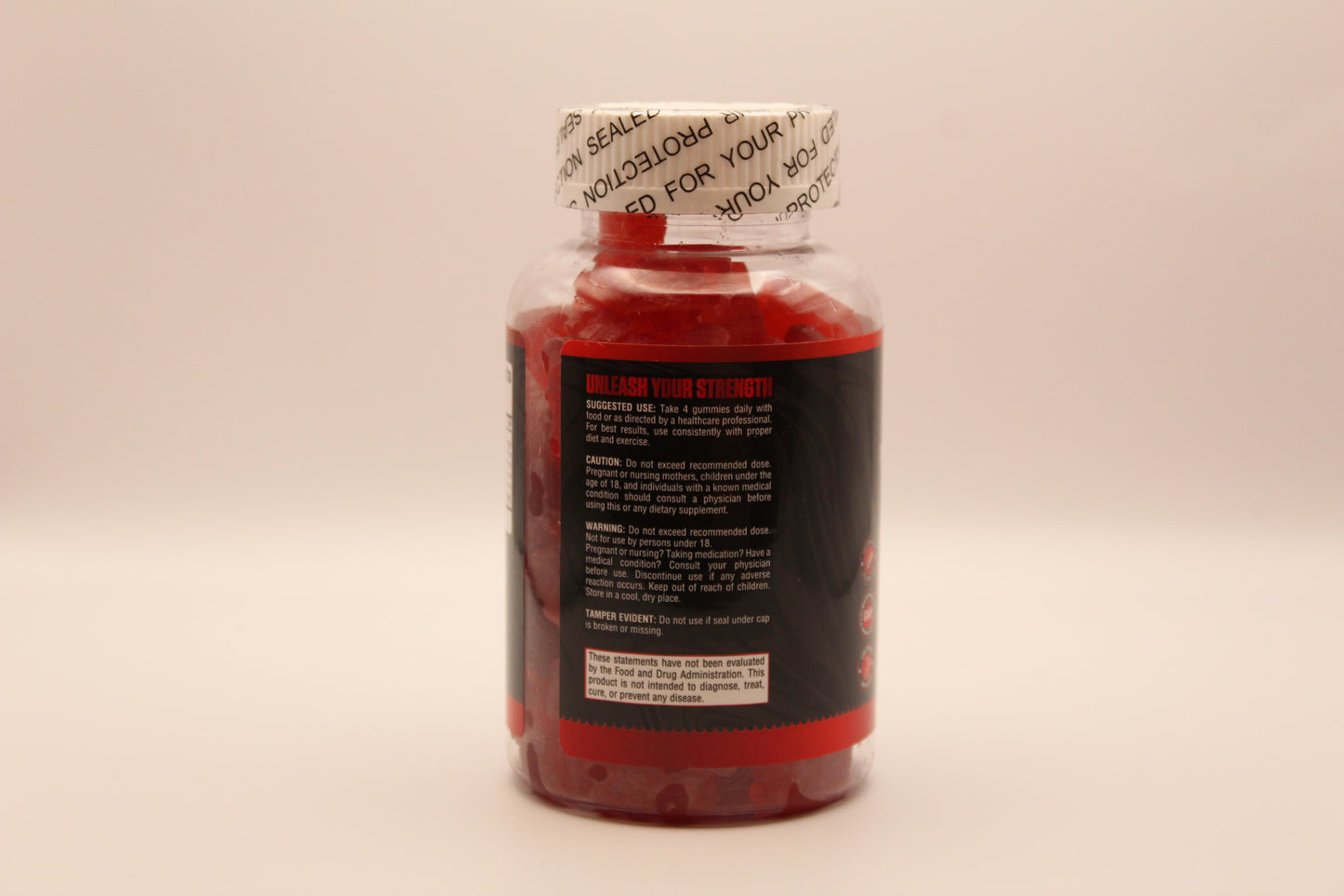 FYNX Creatine Gummies — 5,000 mg Per Serving | Strawberry Flavor | 90 Gummies | Gelatin-Free