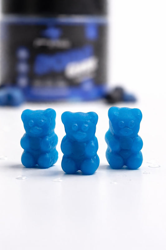 FYNX Creatine Gummies - 5g Creatine Monohydrate | Blueberry Flavor | 120 Gummies
